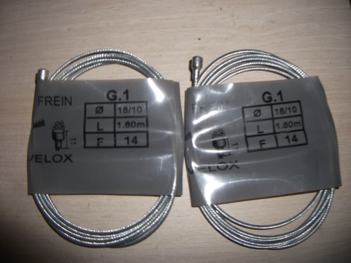 1jeu cables frein - de,