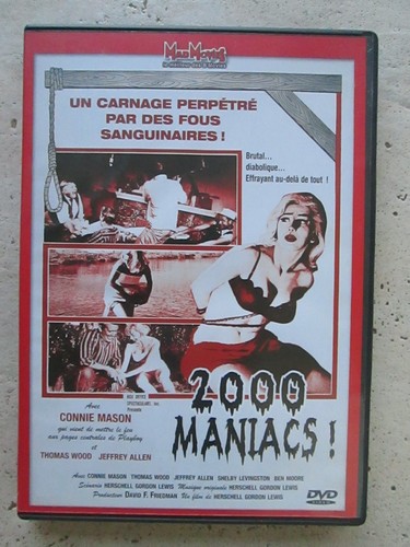 2000 maniacs dvd - 2000, (mad