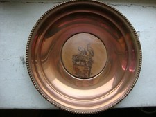 Assiette Alsacienne en Cuivre