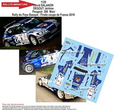 DECALS 1/18 REF 1129 PEUGEOT