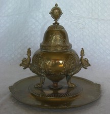 Ferdinand Barbedienne encrier en bronze XIXème inkwell tintenfass calamaio