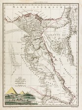 1812, Carte ancienne de l'Égypte, Malte-Brun Lapie & Poirson. Antique Map Egypt
