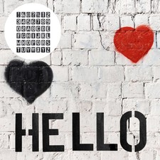  42 Pcs Pochoir Alphabet