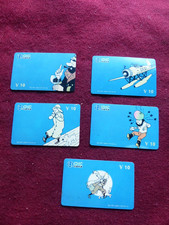 5 cartes téléphoniques