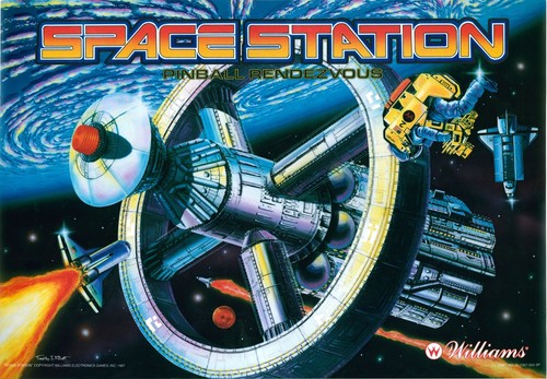 Williams space station pinball - space,