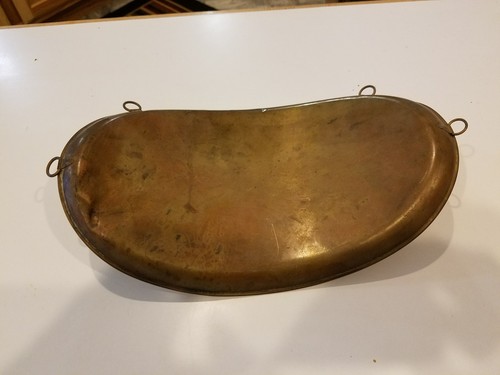 Antique brass hot - -water, back