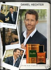 PUBLICITÉ DE PRESSE 2012 PARFUMS DANIEL HECHTER EAU DE TOILETTE CARACTÈRE