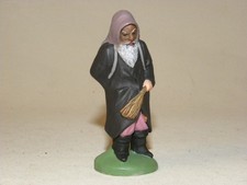 VINTAGE ANCIEN SANTON DE PROVENCE TERRE CUITE ESCOFFIER 7 CM PERE FOUETTARD TBE