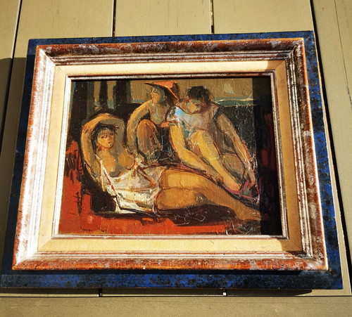 Huile sur toile - , louis