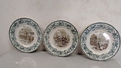 Assiettes parlante voyage - assiettes,