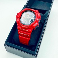 Casio G Shock Mudman GW9300RD4JF Rescue Red Solar Waveceptor Digital