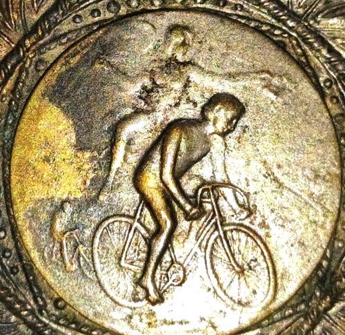 Médaille art déco thème - art,