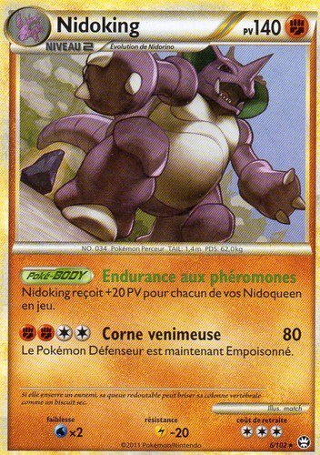 Nidoking 140pv 102 - 140pv, 6/102