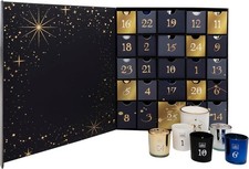 Original Calendrier de l'avent avec 25 Bougies parfumées dans Pots en Verre -...