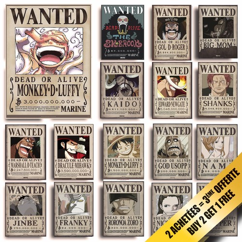 One piece manga wanted poster - piece,