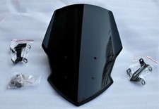 BULLE  SAUT DE VENT YAMAHA MT07 MT-07 FZ07 AVEC FIXATION 2018 2019 2020 NOIRE