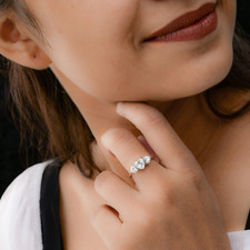 Coeur Bague 1.85 CT Labo Grown