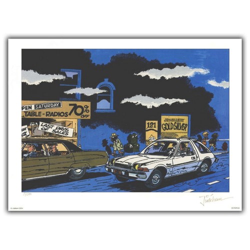 Affiche voiture octopus - affiche,