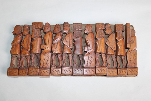 Porte couteaux bois art - 12,