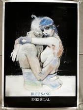 Affiche d'art BD - ENKI BILAL - SANG BLEU - Dim 45.2cm x 64cm