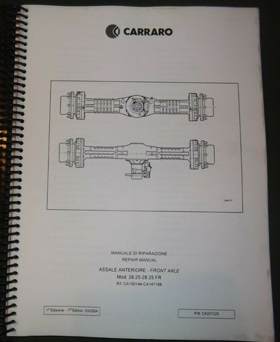 Carraro 25 fr manuel - 28,