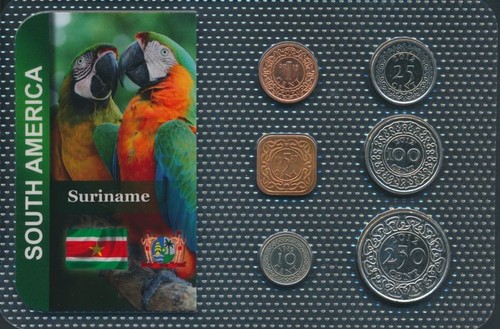 Pièces suriname fleur coin - fleur, de