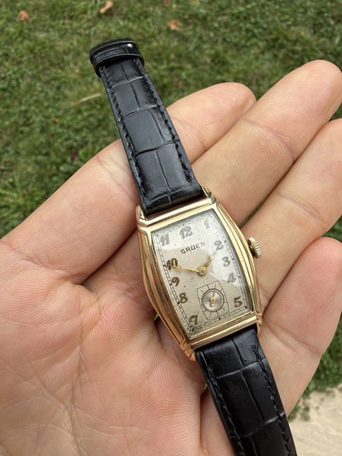 Montre vintage gruen - montre,