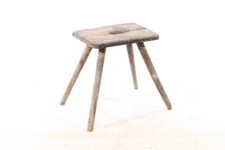 Tabouret En Bois 1897 Design Industriel Ur Avec Quincaillerie En Métal