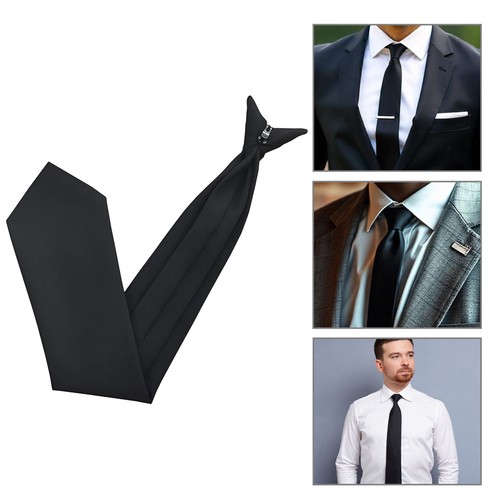 Noir clip cravate portier - noir,