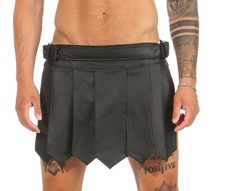 L Gladiateur Jupe A Kilt Cuir