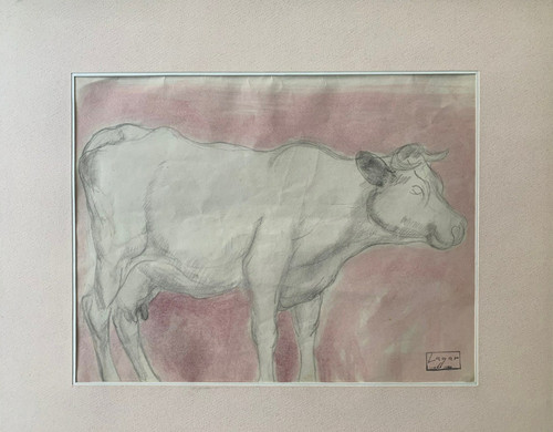 Dessin ancien aquarelle - ancien,,