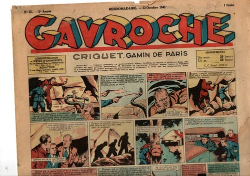 Gavroche hebdomadaire - n°52.,