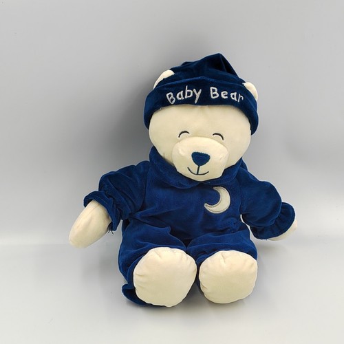 Doudou ours baby bear - baby, bleu