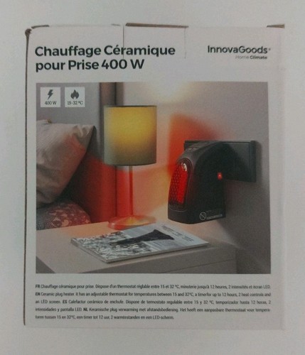 Chauffage céramique sur prise - chauffage,
