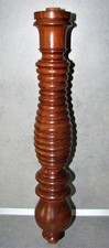 Ancienne colonne en acajou pour pied de lampe ou autre - Balustre