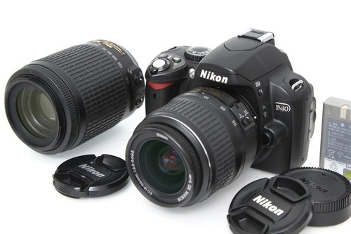 Nikon d40 double zoom - d40,