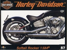 MOTOR CYCLES / UN SIECLE DE HARLEY DAVIDSON / ANNEE 2012  N° 57 SOFTAIL ROCKER