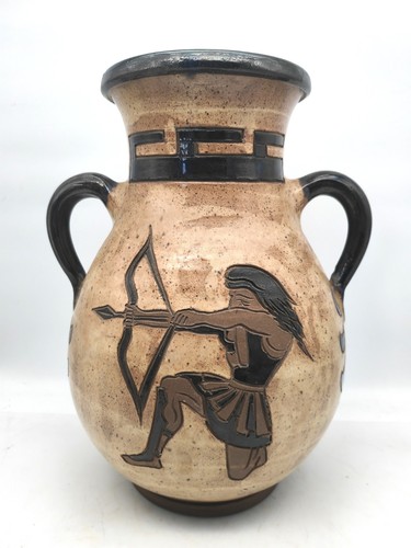Grand vase grès - en, émaillé
