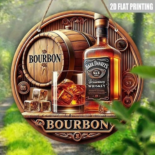 Plaque décorative baril - 🥃,