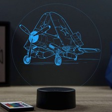 Lampe illusion 3D Avion de