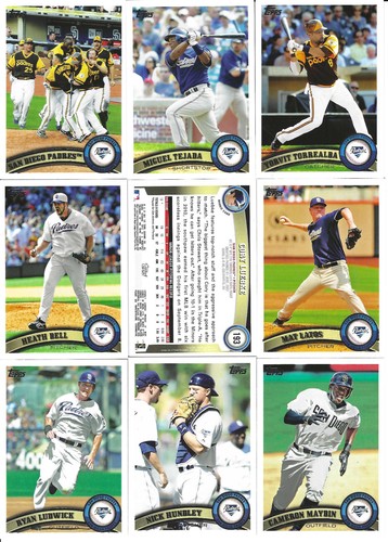 2011 topps san diego - topps,