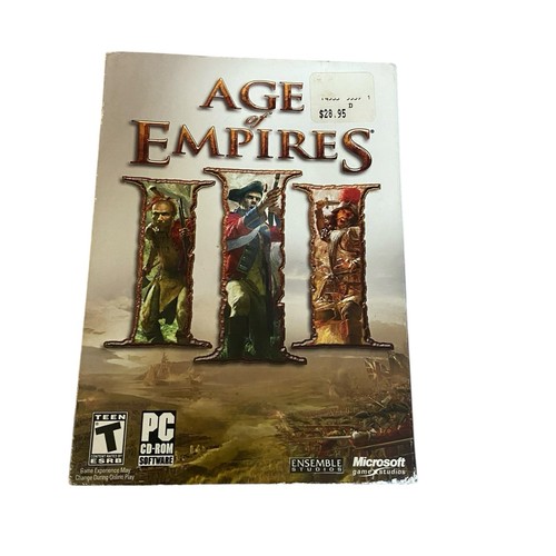 Age empires iii cd rom - age,