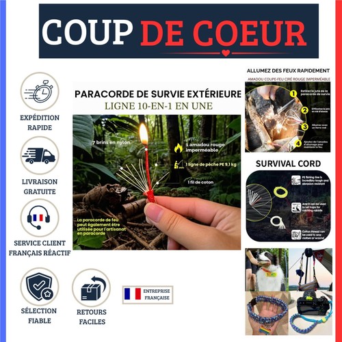Paracorde survie m avec - de, 31