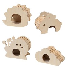 Cachette de Hamster en bois