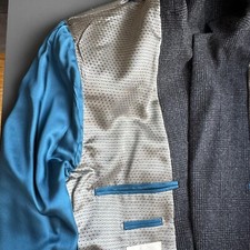 VESTE  blazer HOMME laine carreaux   