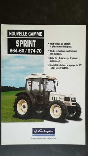 Brochure tracteur lamborghini - tracteur,