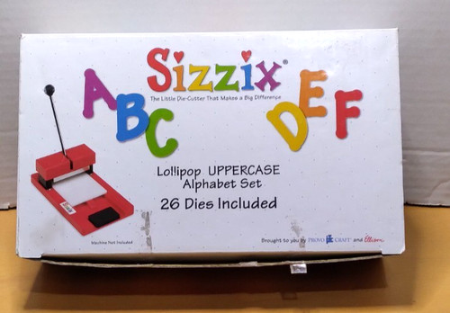Alphabet set sizzix - set,