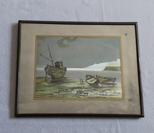 Tableau mer bateau - mer,