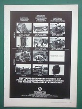 6/1972 PUB THOMSON-CSF TELECOMMUNICATION RADIO TRC 372 300 310 ARMEE FRENCH AD