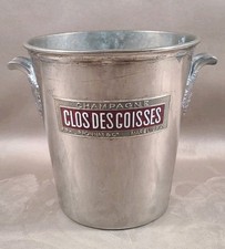 RARE Seau Emaillé champagne Philipponnat Clos des Goisses métal argenté Argit